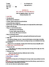 Giáo án Toán Lớp 10 (Sách Chân trời sáng tạo) - Chương trình học kì 2 (Bộ 2) - Năm học 2022-2023